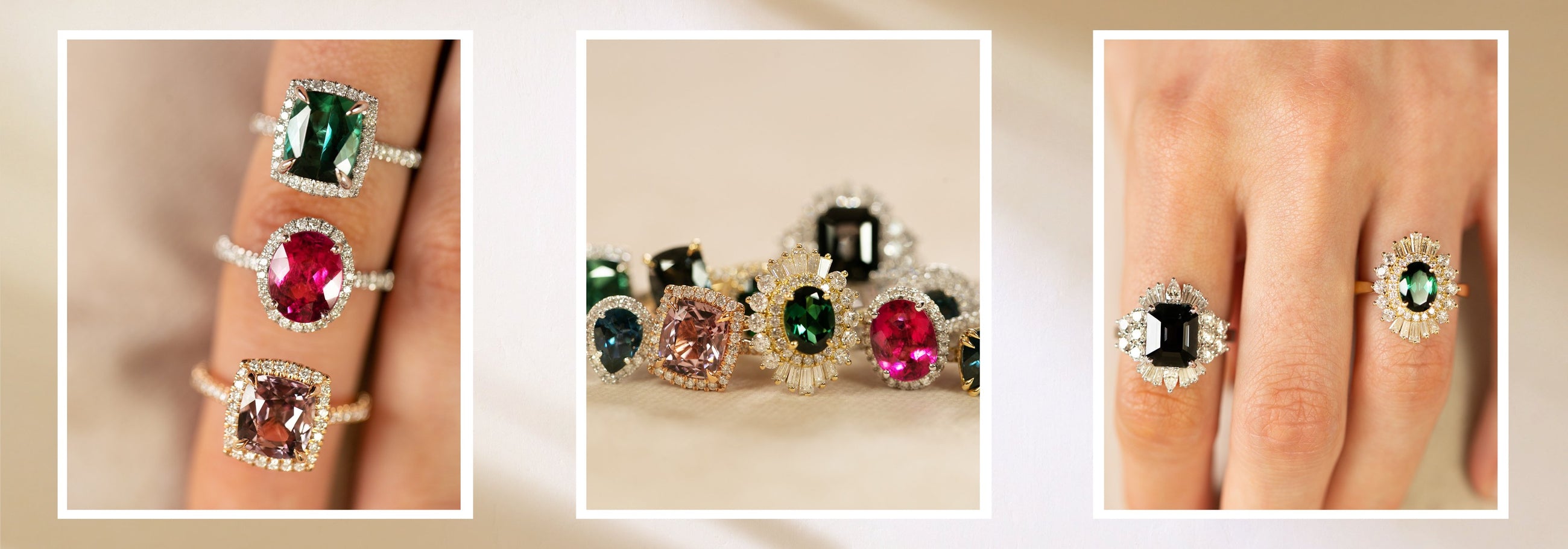 Sparklers Gemstone Rings