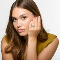 The Signature East West Pear Solitaire