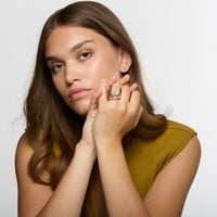 The Signature East West Pear Solitaire