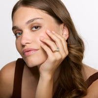 The Signature East West Pear Solitaire