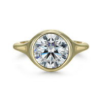 The Solene Bezel Round Solitaire