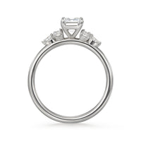 Whisper Emerald Cut Cluster