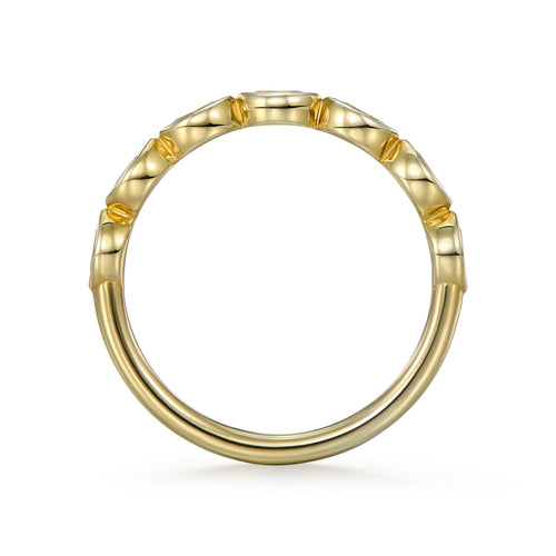 Vela East West Marquise Diamond Bezel Band