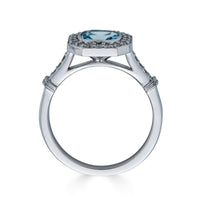 GIA Certified Aquamarine Ring