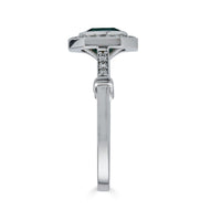 GIA Certified Green Tourmaline Ring