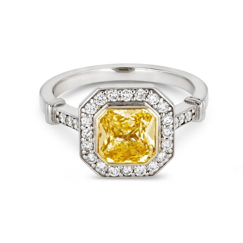 Yellow Sapphire GIA Certified Ring