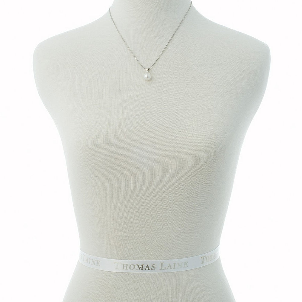 South Sea Pearl and Diamond Necklace - Thomas Laine Jewelry