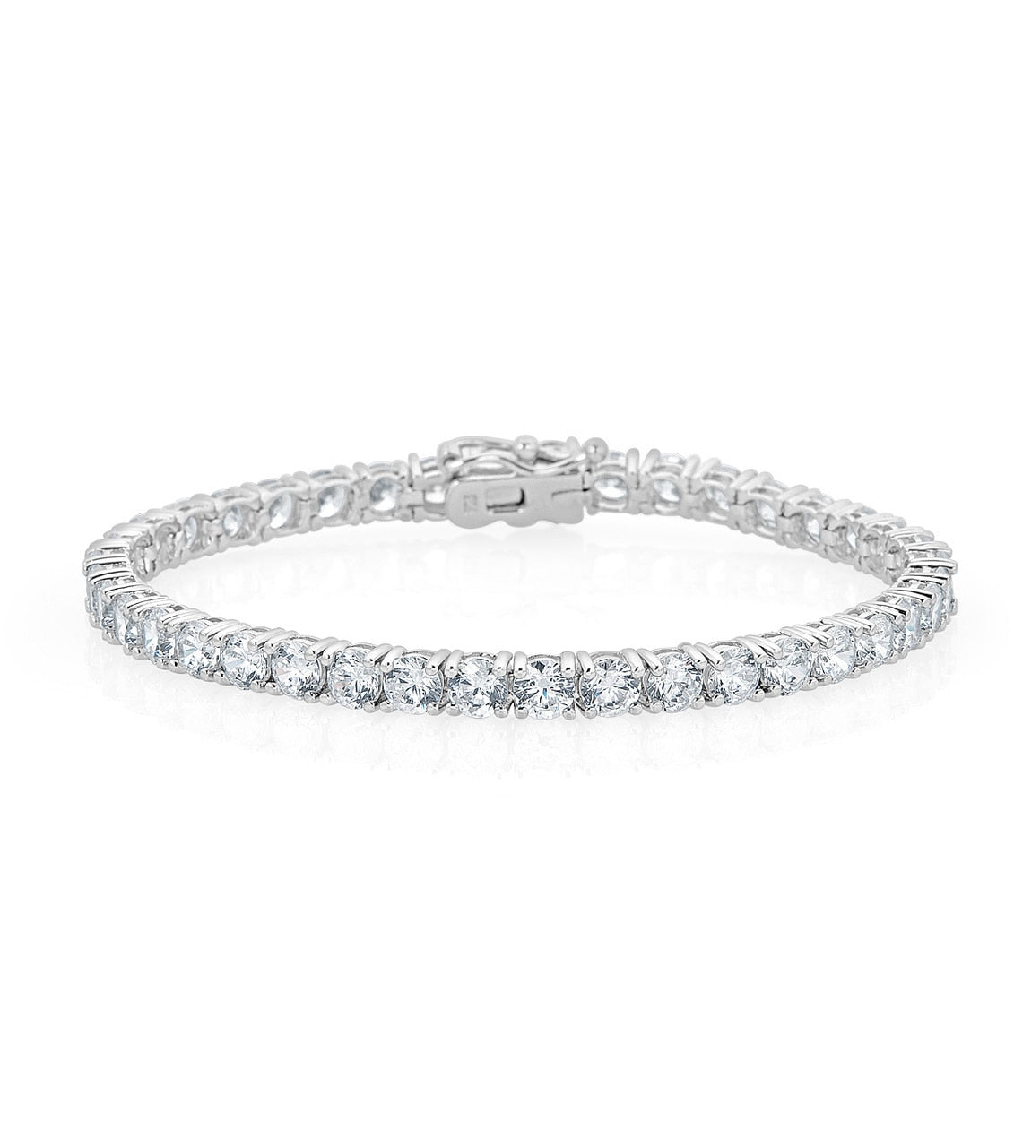 Liz Round Tennis Bracelet - Thomas Laine Jewelry