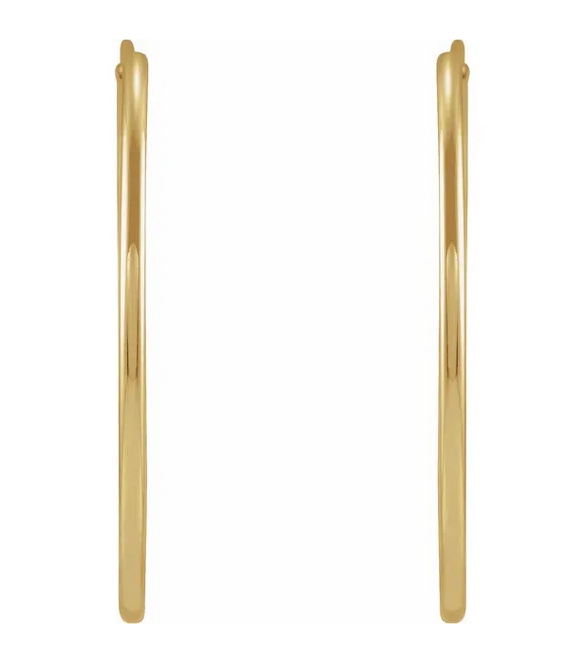 Gold 25 mm Hoop Earrings - Thomas Laine Jewelry