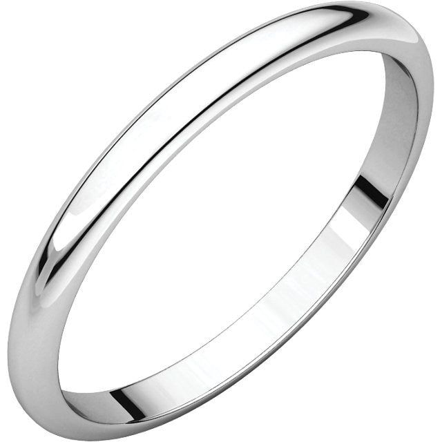 2mm Half Round Wedding Band - Thomas Laine Jewelry