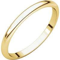 1.5mm Half Round Wedding Band - Thomas Laine Jewelry