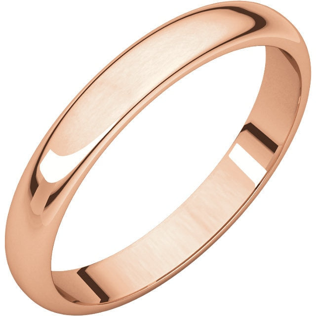 3mm Half Round Wedding Band - Thomas Laine Jewelry