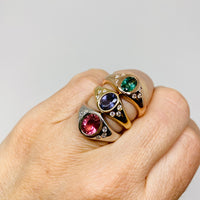 Stack of Pinky Rings on Model