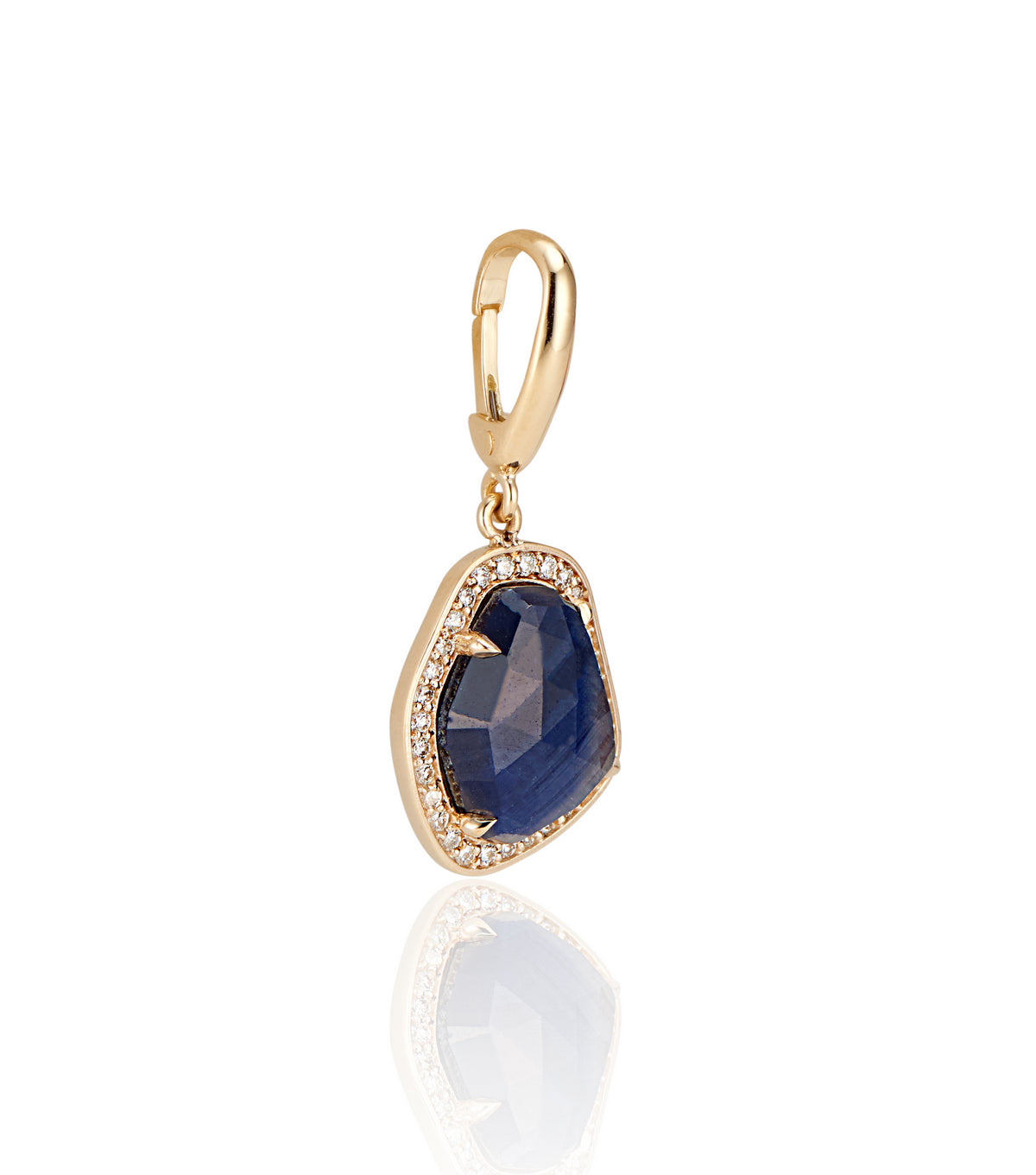 Blue Sapphire Diamond Pendant - Thomas Laine Jewelry