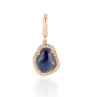 Blue Sapphire Diamond Pendant - Thomas Laine Jewelry