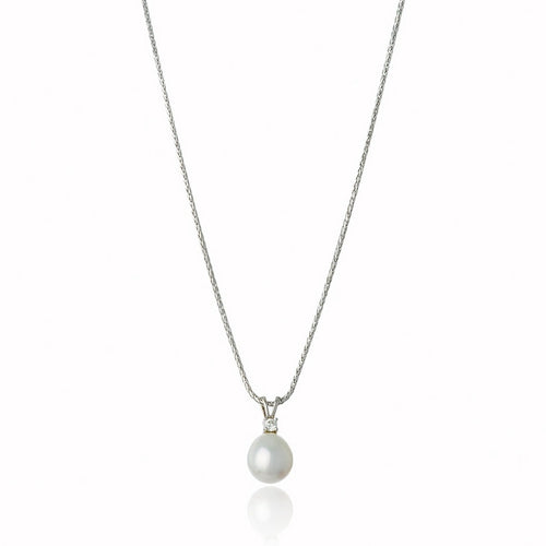 South Sea Pearl and Diamond Necklace - Thomas Laine Jewelry