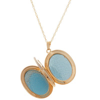 Large Oval Gold Locket - Thomas Laine Jewelry