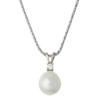 White South Sea Pearl and Diamond Set - Thomas Laine Jewelry