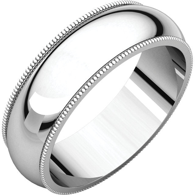 6mm Milgrain Wedding Band - Thomas Laine Jewelry