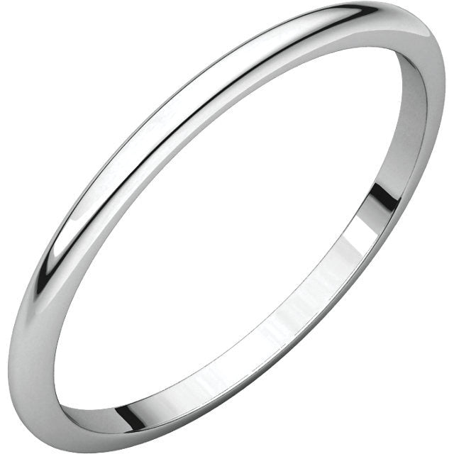 1.5mm Half Round Wedding Band - Thomas Laine Jewelry