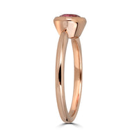 Oval Horizontal Bezel Ring - Thomas Laine Jewelry