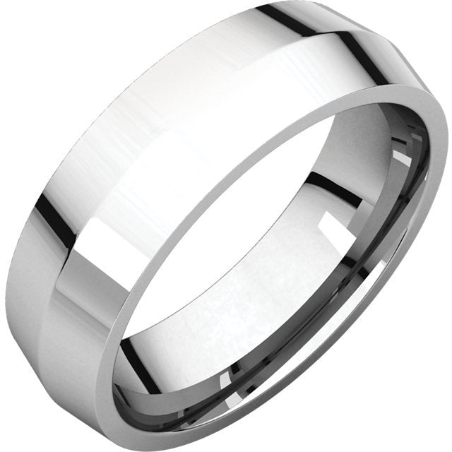 6mm Knife Edge Comfort Fit Wedding Band - Thomas Laine Jewelry