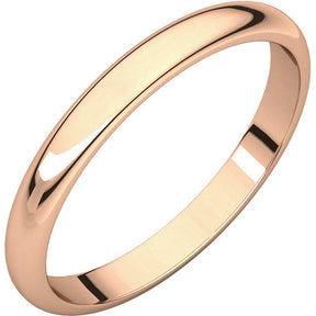 2.5mm Half Round Wedding Band - Thomas Laine Jewelry
