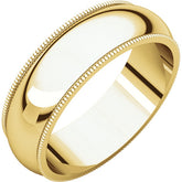 6mm Milgrain Wedding Band - Thomas Laine Jewelry