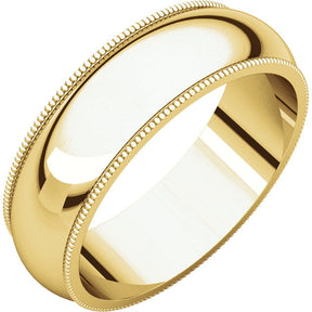 6mm Milgrain Wedding Band - Thomas Laine Jewelry