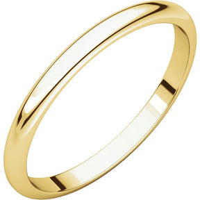 2mm Half Round Wedding Band - Thomas Laine Jewelry