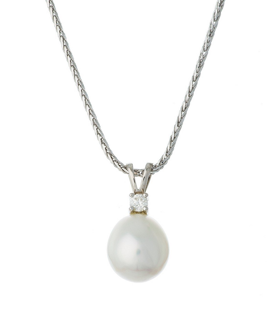 South Sea Pearl and Diamond Necklace - Thomas Laine Jewelry