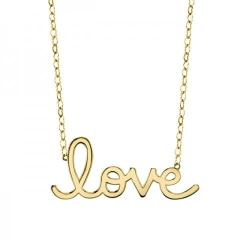 14K Gold PURE Love Necklace - Thomas Laine Jewelry