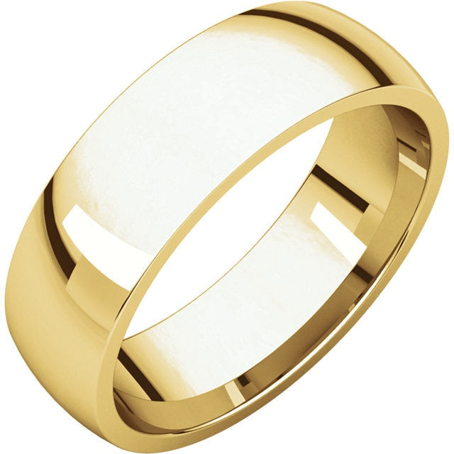 6mm Comfort Fit Round Light Wedding Band - Thomas Laine Jewelry