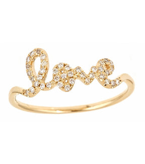 Diamond Love Ring - Thomas Laine Jewelry