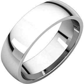 6mm Comfort Fit Round Light Wedding Band - Thomas Laine Jewelry