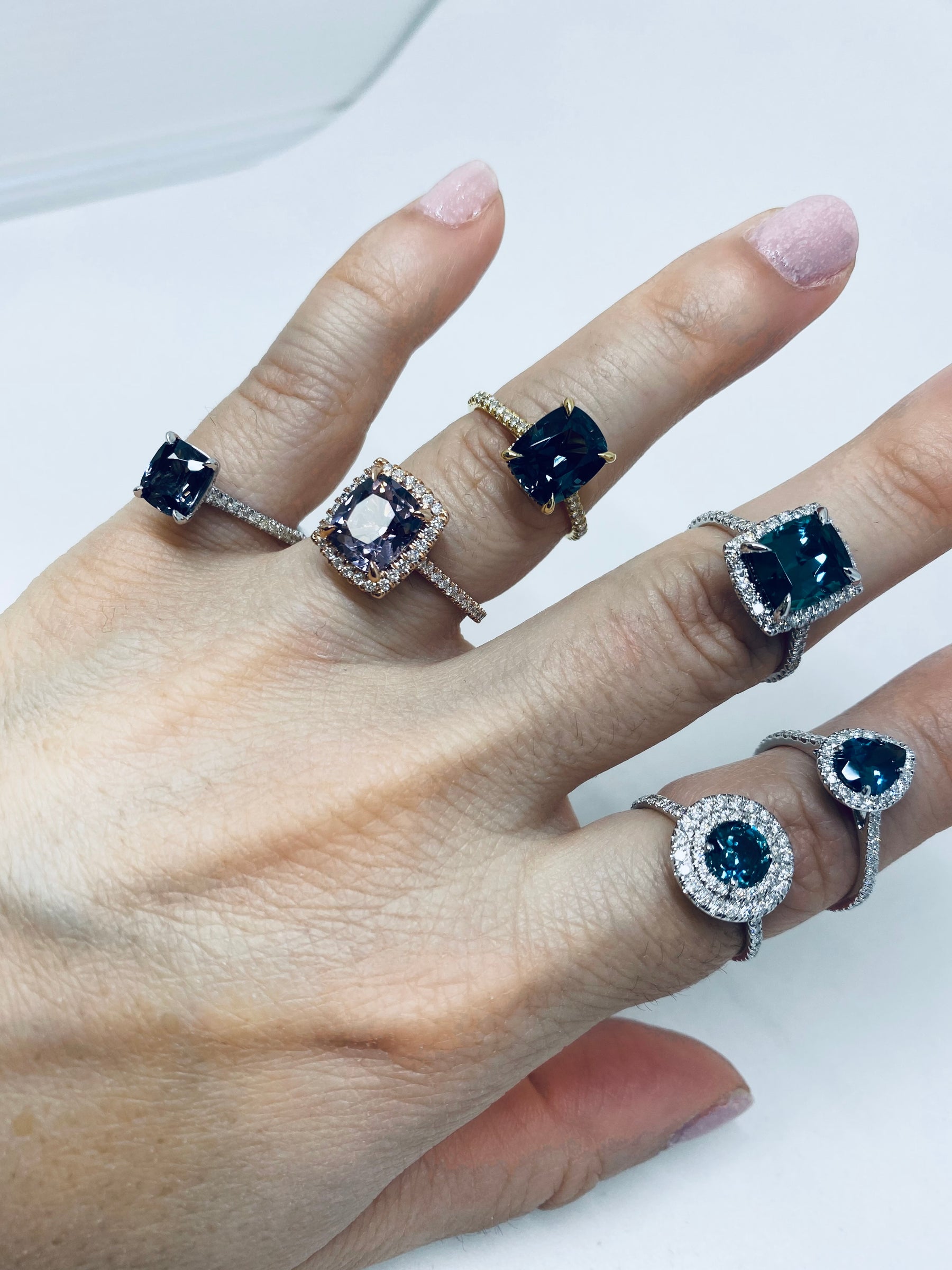 Diamond Halo Engagement Rings - Alternative Engagement Rings